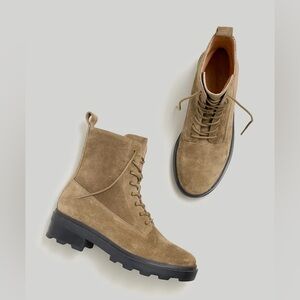 MADEWELL Shelton Suede Lace Up Boot